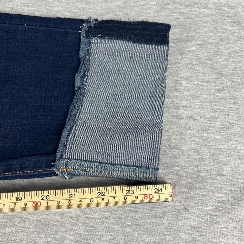 INC International Concepts Core Denim Pull On Straight High Rise MD Indigo 4/27 - Picture 8 of 11
